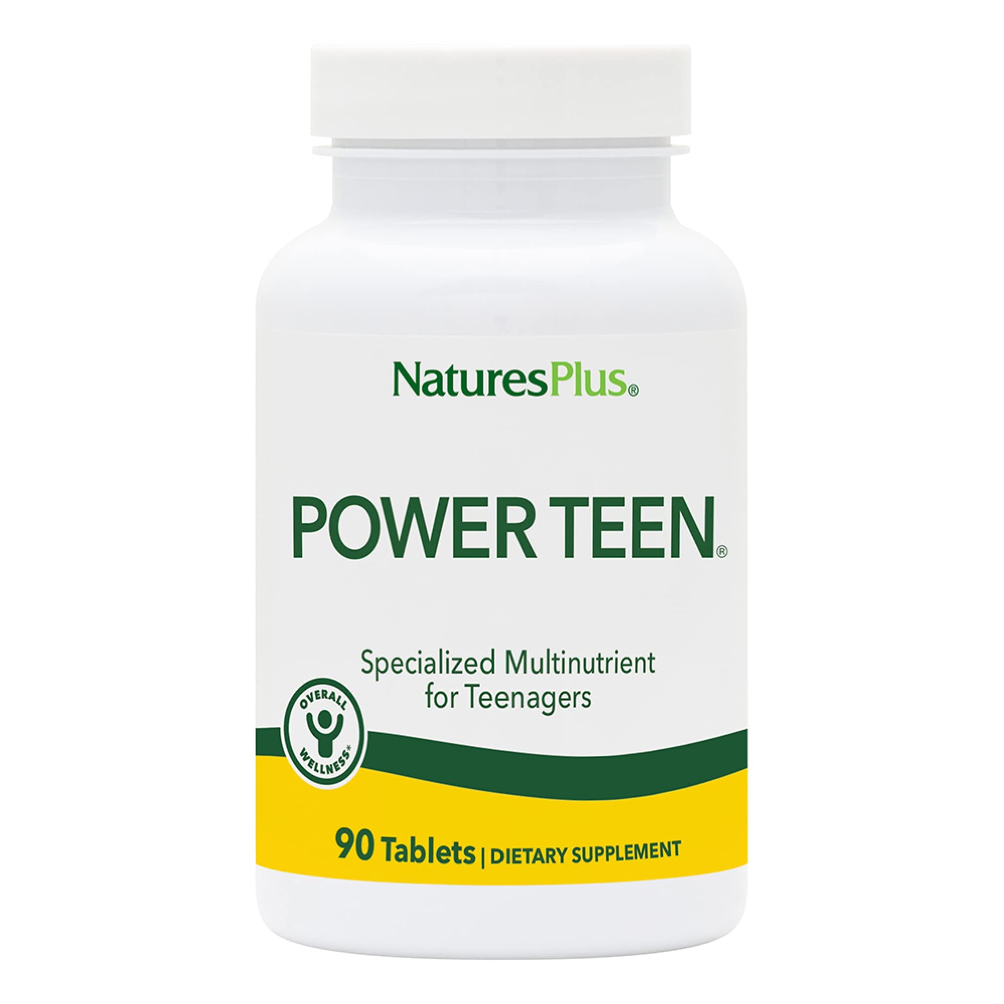 NaturesPlus Power Teen Multivitamin 150g front view
