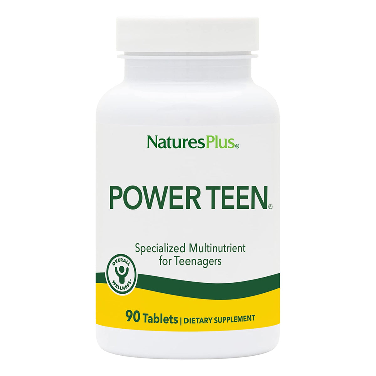 NaturesPlus Power Teen Multivitamin 150g front view