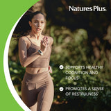 NaturesPlus PRO L-Theanine 200mg Capsules bottle with label