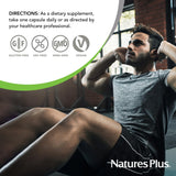 NaturesPlus PRO L-Theanine 200mg Capsules close-up of capsules
