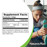 NaturesPlus Shot-O-B12 Liquid Vitamin B12 back view