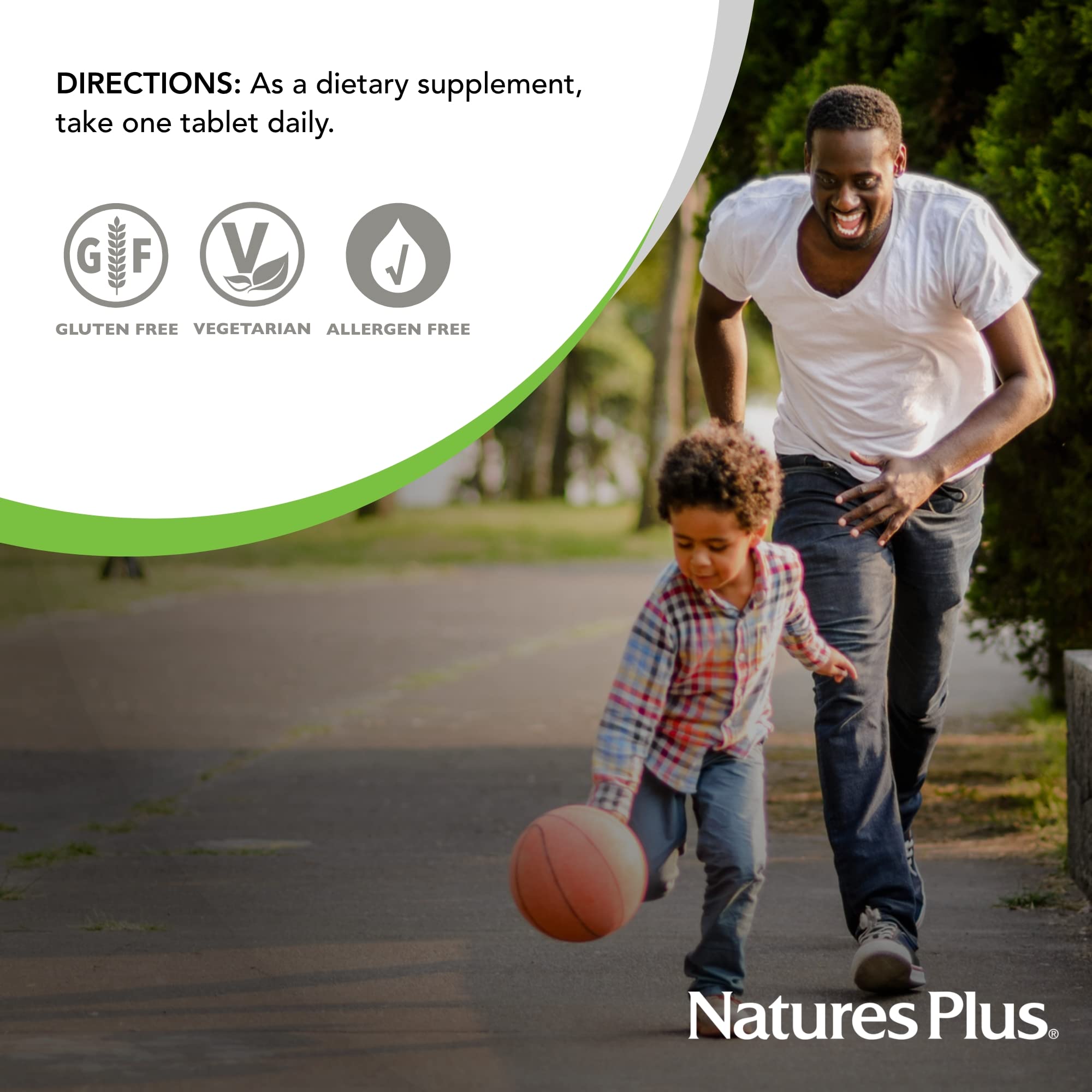 NaturesPlus Shot-O-B12 Vitamin B12 supplement on a wooden table