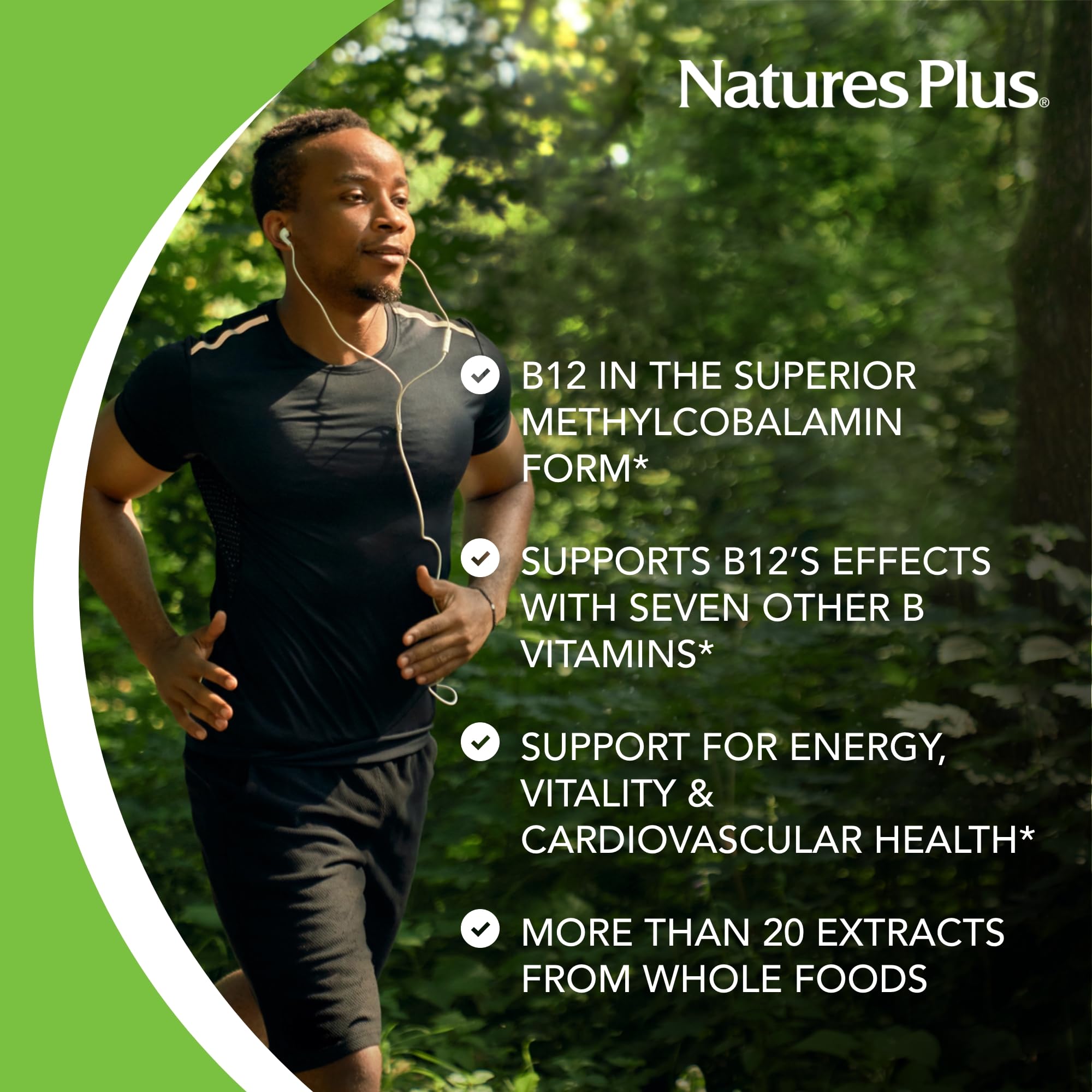 NaturesPlus Source of Life Garden Vitamin B12 packaging