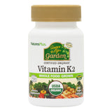 NaturesPlus Source of Life Garden Vitamin K2 161g capsule bottle front view