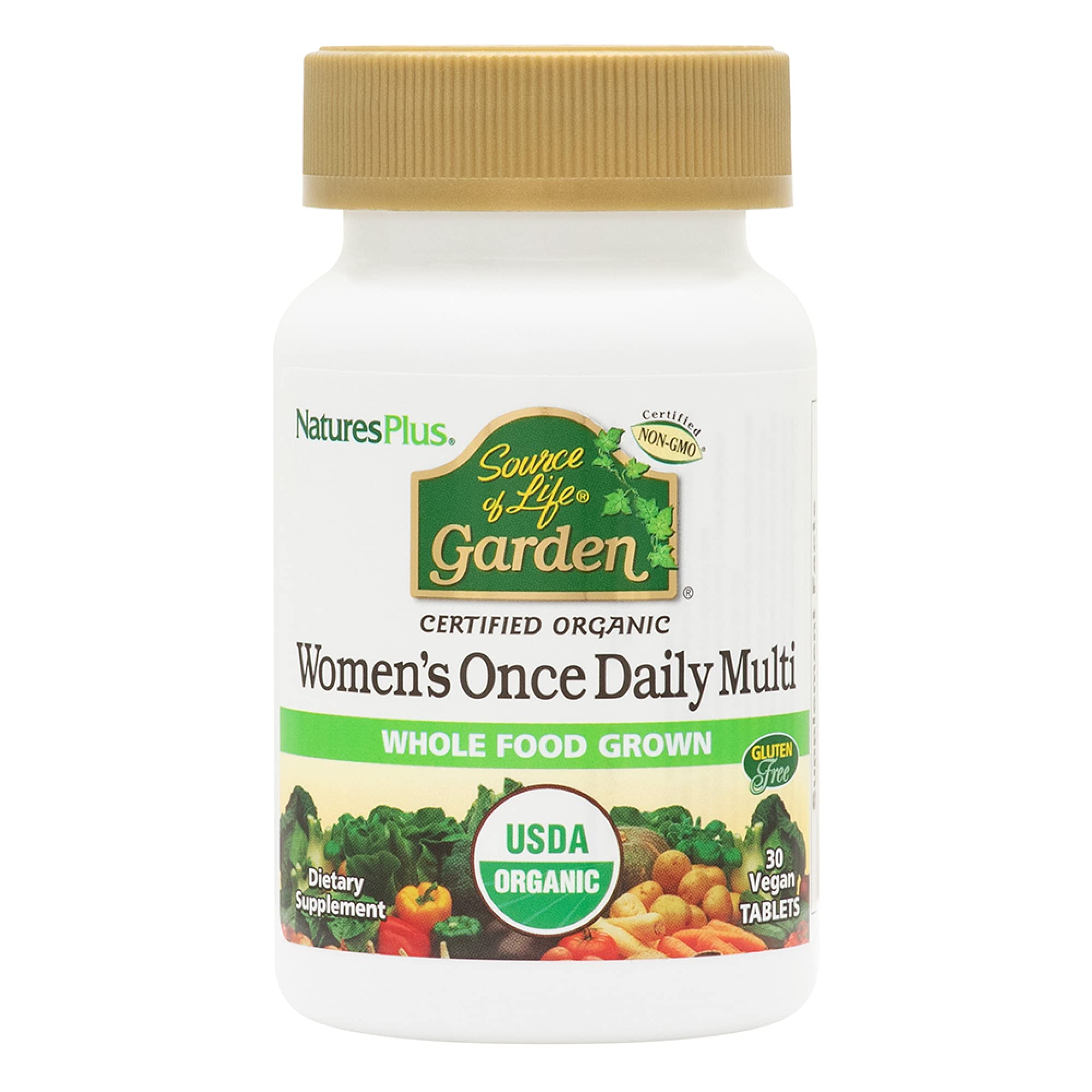 NaturesPlus Source of Life Garden Women’s Once Daily Multivitamin front view