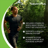 NaturesPlus Source of Life GOLD Multivitamin 227g nutritional information
