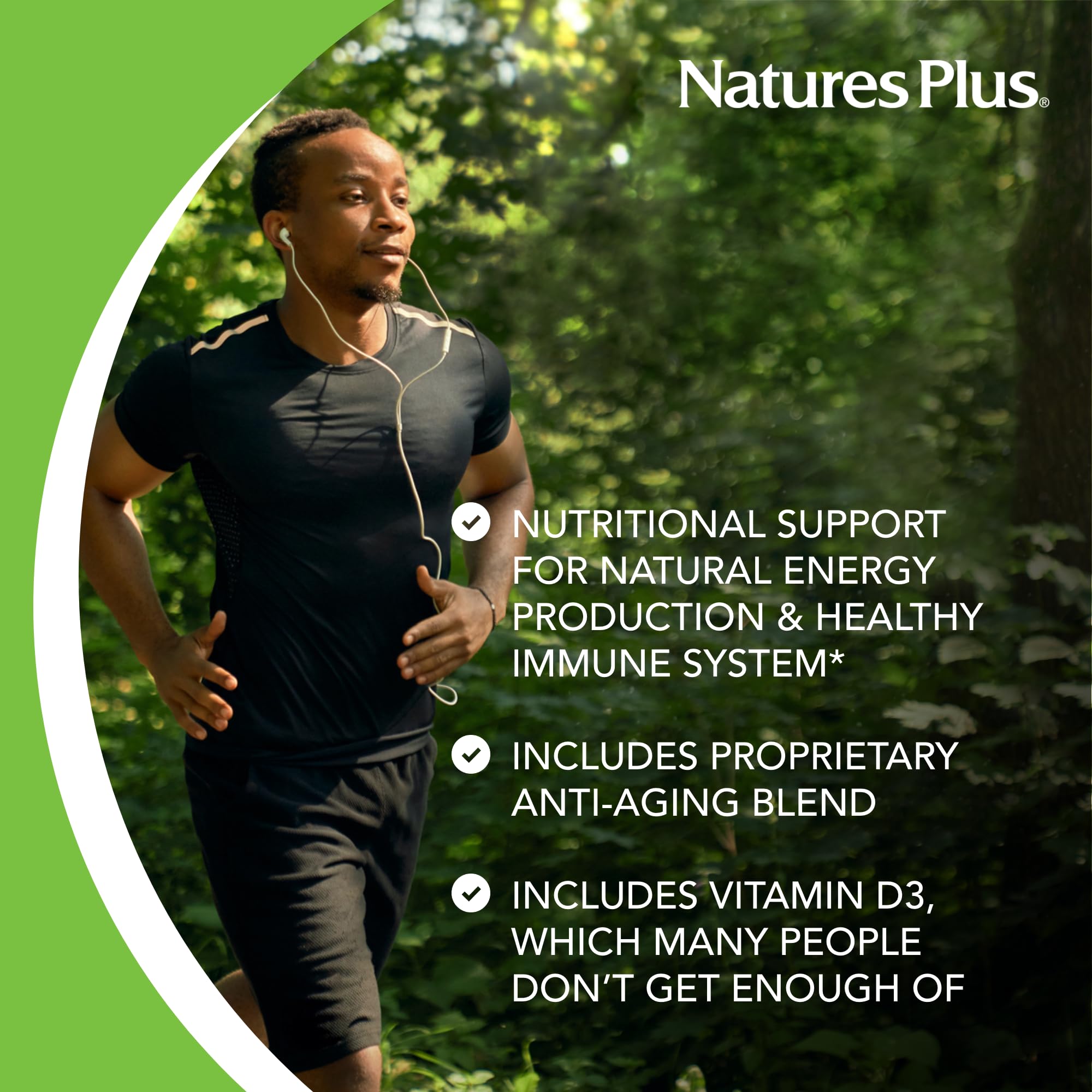 NaturesPlus Source of Life Green and Red supplement packaging