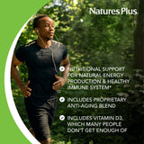 NaturesPlus Source of Life Green and Red supplement packaging