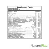 NaturesPlus Source of Life Mini-Tabs displayed on a wooden table