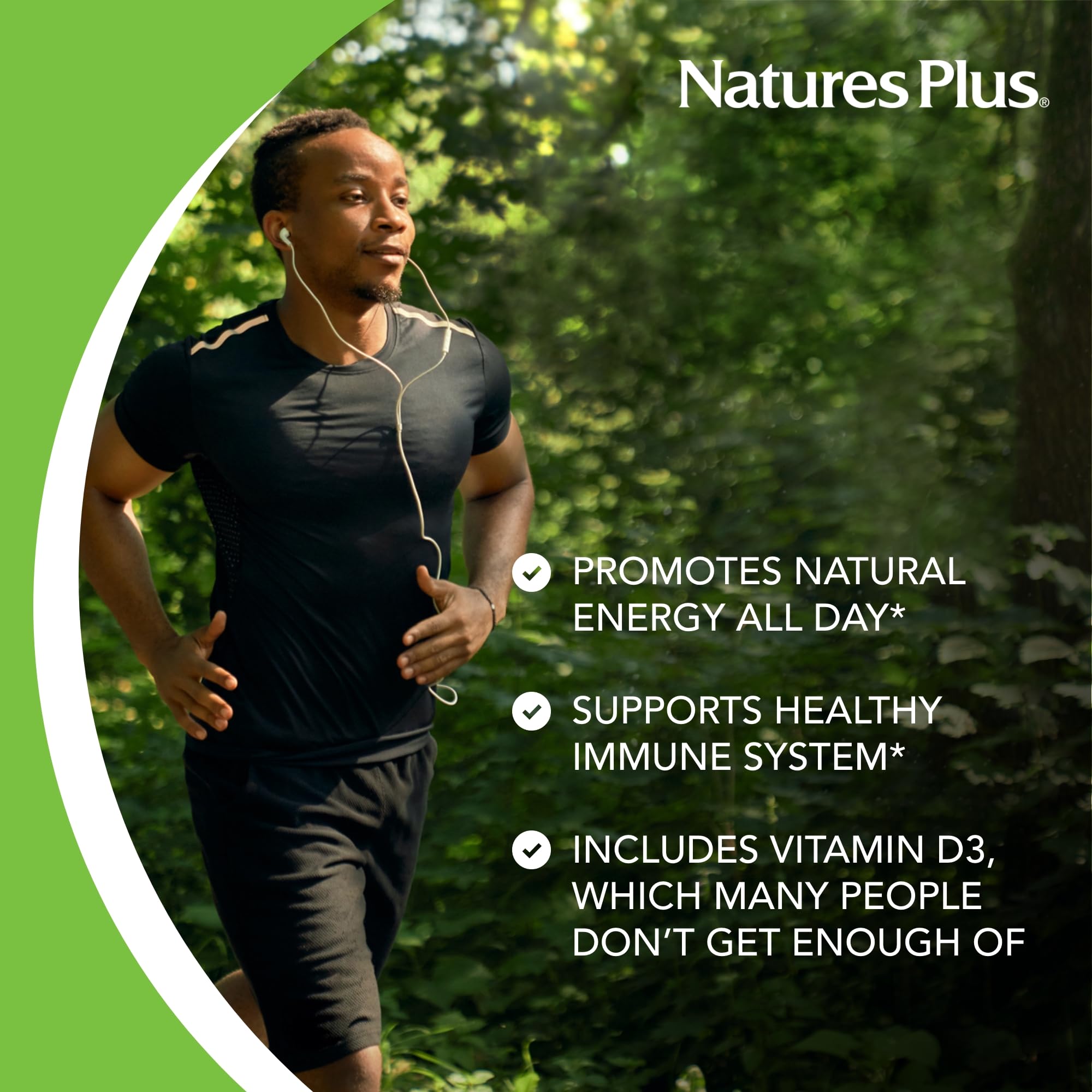 NaturesPlus Source of Life Multivitamin 200g opened bottle