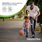 NaturesPlus Source of Life Multivitamin bottle back view