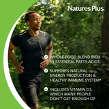 NaturesPlus Source of Life No-Iron Multivitamin 90 Tablets back view