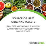 NaturesPlus Source of Life Prenatal Multivitamin 200g side view