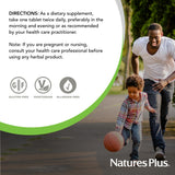 NaturesPlus St. John's Wort 450mg tablets in hand
