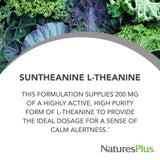NaturesPlus Suntheanine L-Theanine 45g supplement side view