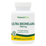 NaturesPlus Ultra Bromelain 1500 1500mg tablets front view