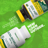 NaturesPlus Ultra Bromelain 1500 side view of bottle