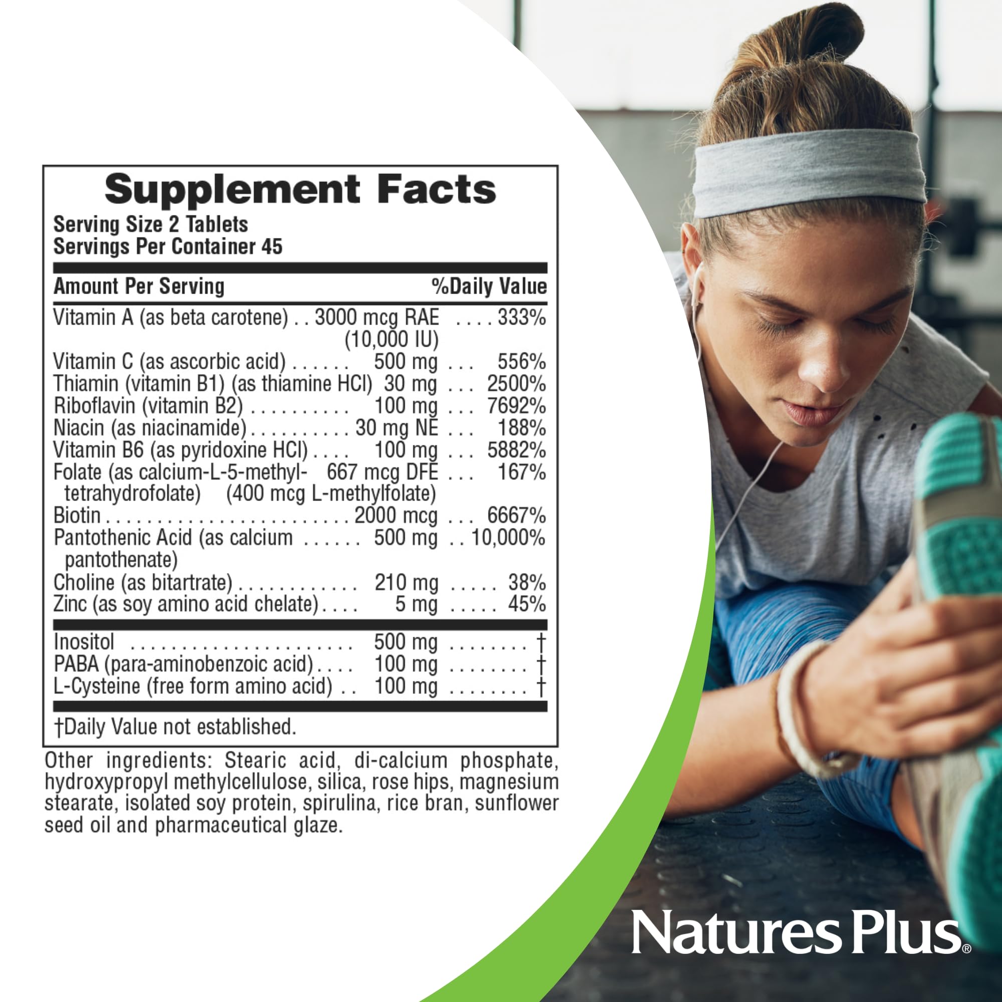NaturesPlus Ultra Hair supplement ingredients list