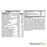 NaturesPlus Ultra II Multivitamin ingredients list close-up