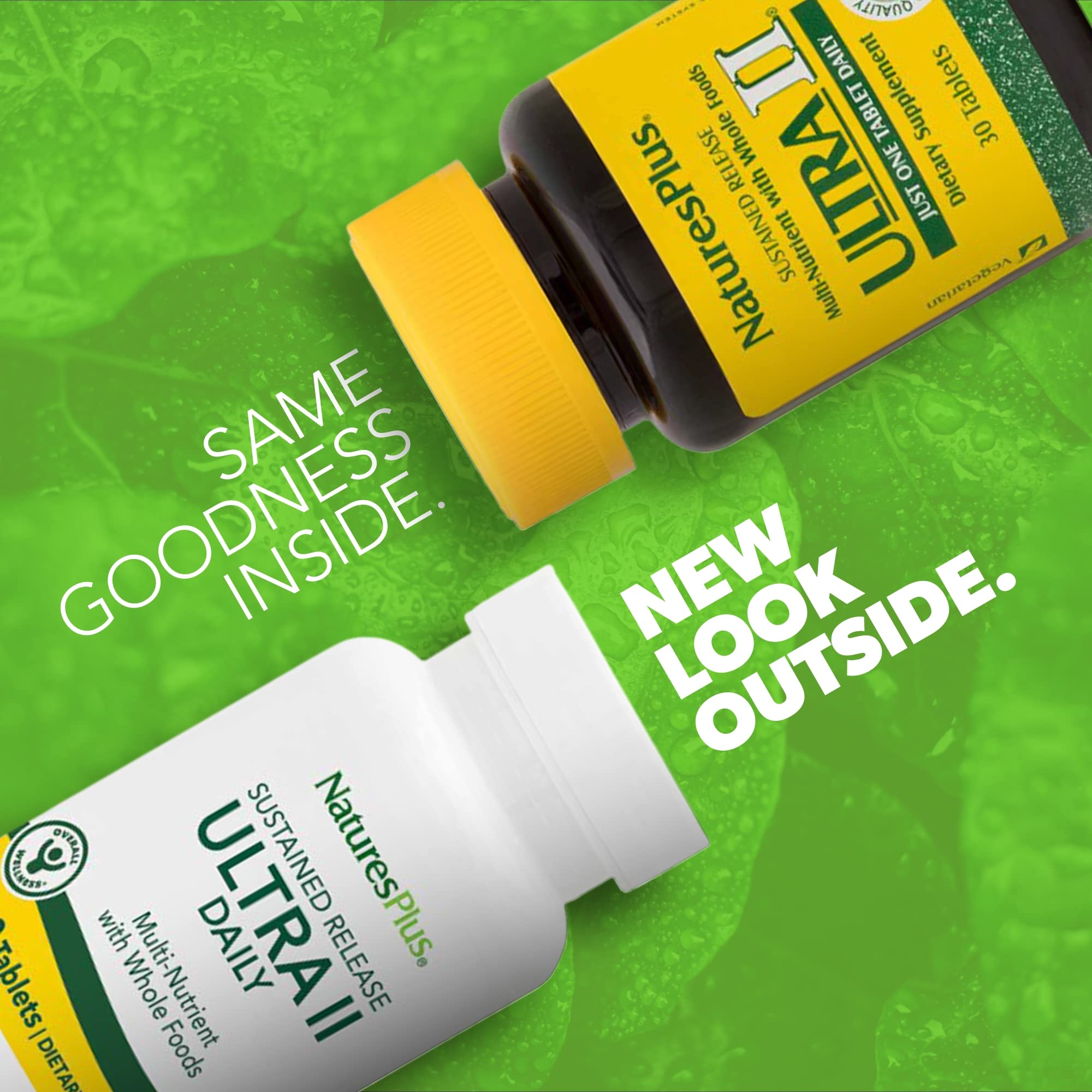 NaturesPlus Ultra II Multivitamin side view showing label