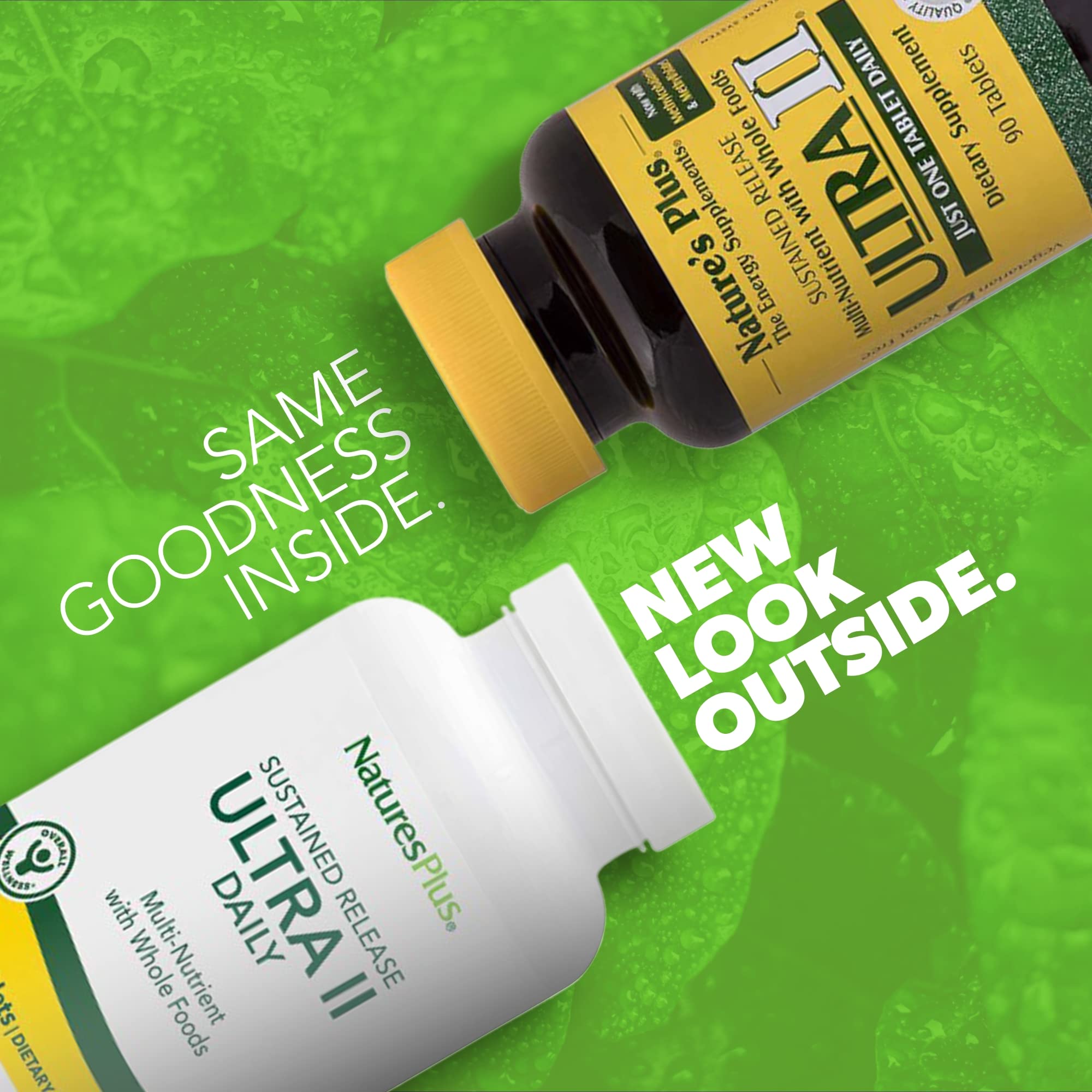 NaturesPlus Ultra II Multivitamin side view with ingredient list