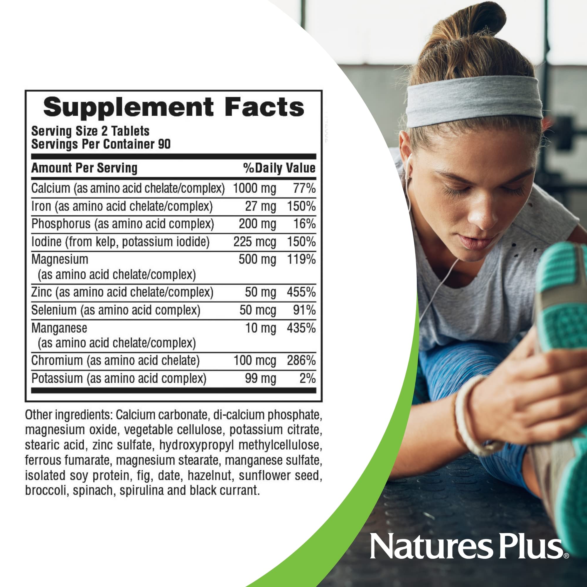 NaturesPlus Ultra-Mins bottle with a measuring spoon