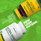 NaturesPlus Ultra-Mins side view showing label details