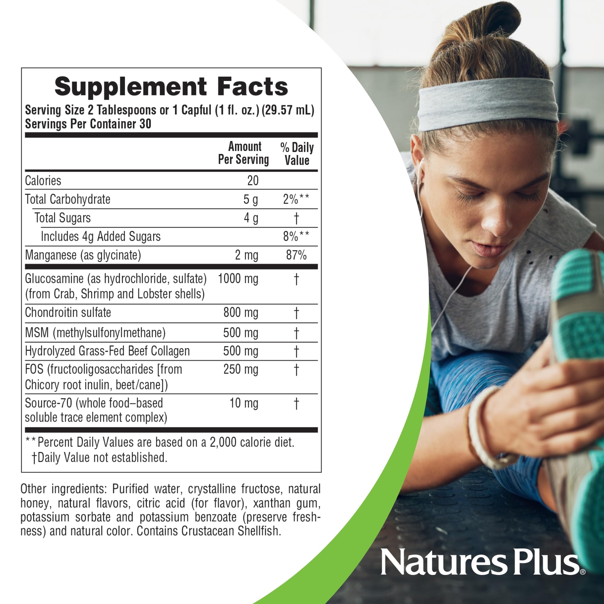 NaturesPlus Ultra Rx-Joint Liquid 1111g on a wooden table