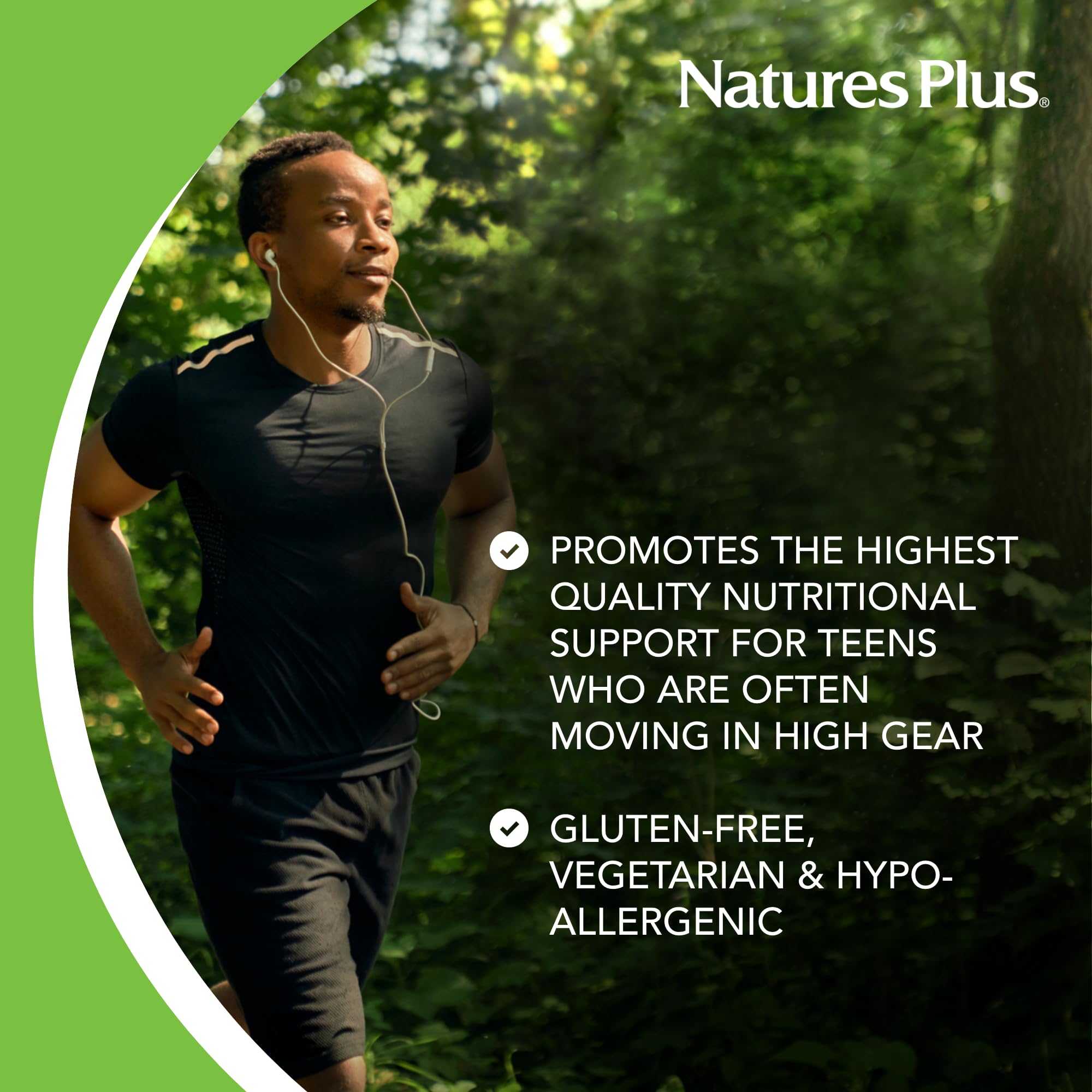 NaturesPlus Ultra Source of Life Tablets on a kitchen counter