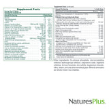 NaturesPlus Ultra Source of Life Tablets opened bottle showing tablets