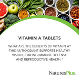 NaturesPlus Vitamin A capsule close-up
