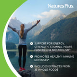NaturesPlus Women’s Once Daily Multivitamin packaging details