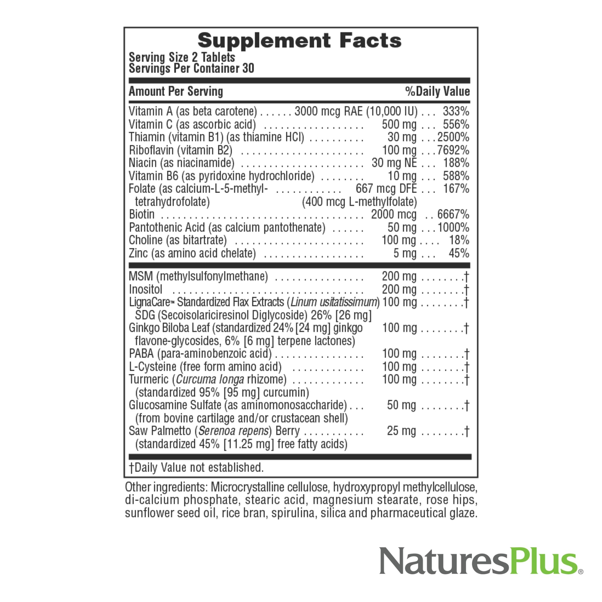 NaturesPlus Women’s Ultra Hair Plus 499g packaging