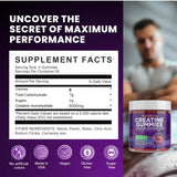 Naturevite Creatine Gummies displayed on a gym table with workout gear