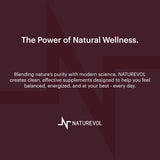 NATUREVOL Collagen Powder displayed with fresh fruits