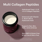 NATUREVOL Collagen Powder mixed in a glass of water
