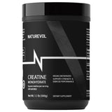 NATUREVOL Creatine Monohydrate 100 servings canister front view