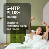NatureWise 5-HTP Plus+ 200mg vegan supplement side view