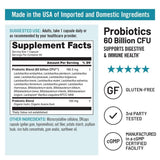 NatureWise 60 Billion CFU Probiotics ingredients list
