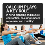 NatureWise Calcium Citrate 500mg vegan capsules with nutritional information