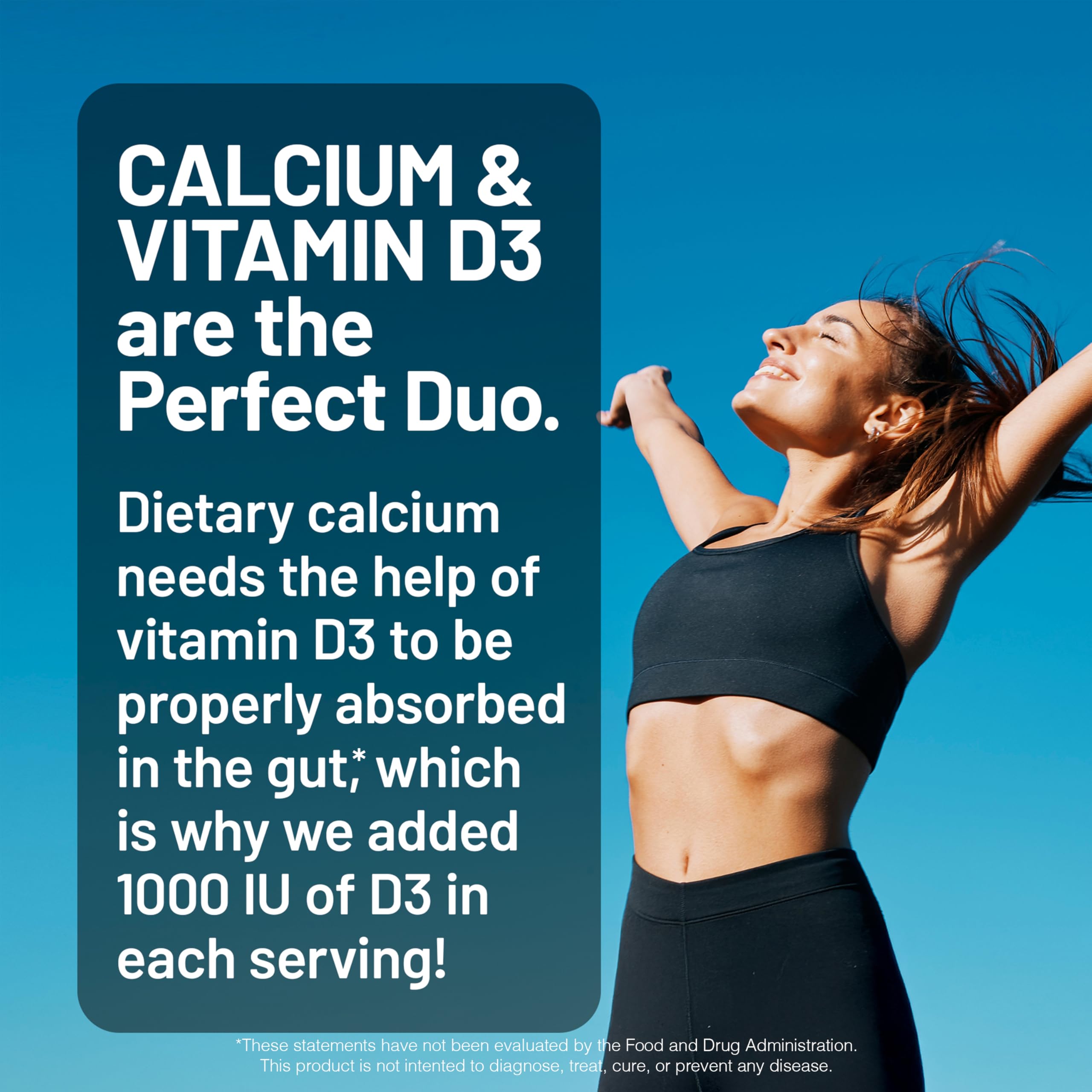 NatureWise Calcium + Vitamin D3 Softgels bottle on a table