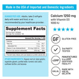 NatureWise Calcium + Vitamin D3 Softgels with organic MCT oil