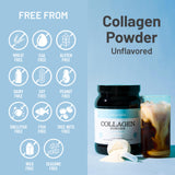 NatureWise Collagen Peptides Powder 20G in a smoothie