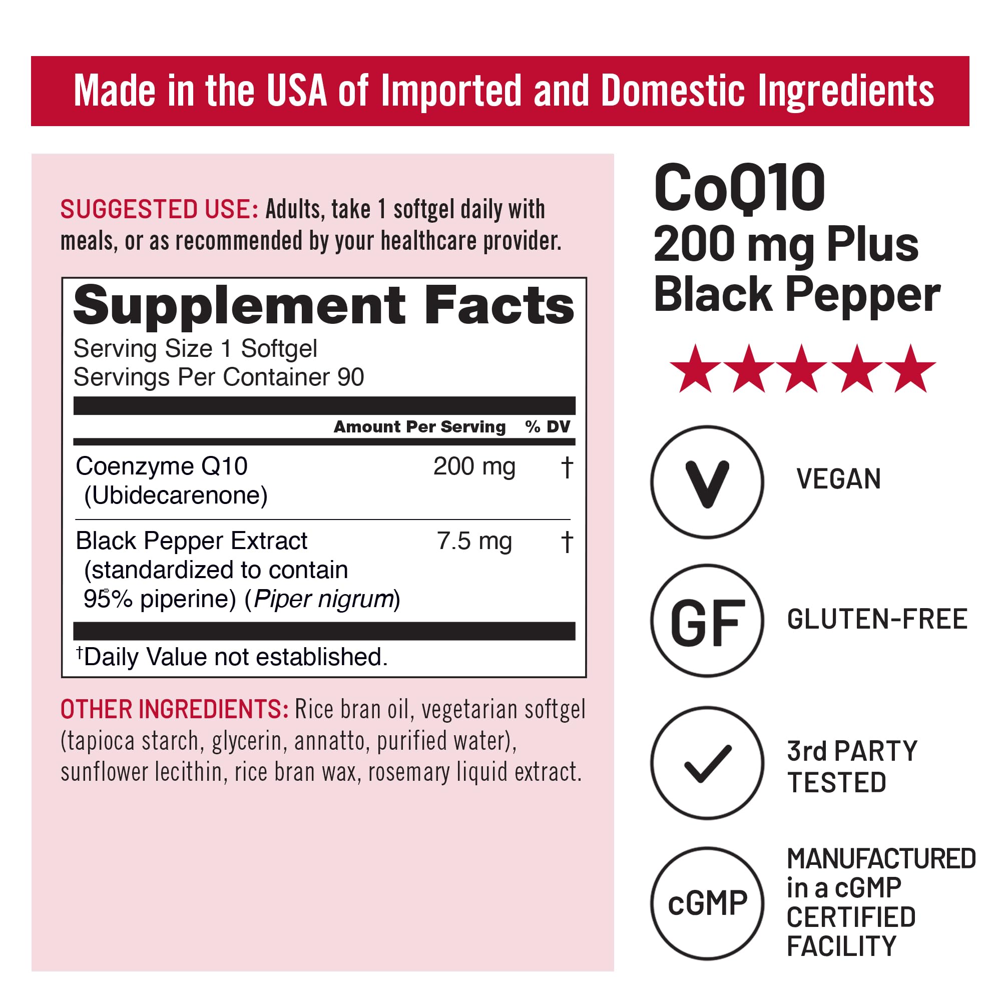 NatureWise CoQ10 200mg + Black Pepper Softgels in a lifestyle setting