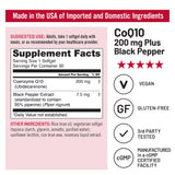 NatureWise CoQ10 200mg + Black Pepper Softgels in a lifestyle setting