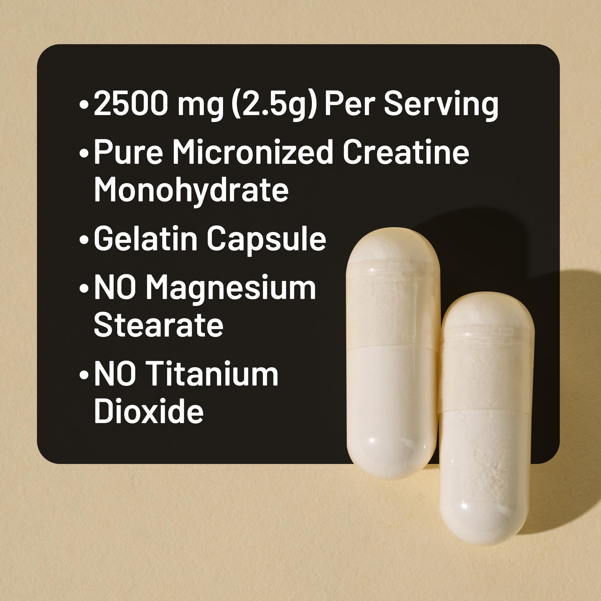 NatureWise Creatine Monohydrate Pills 120g ingredients list
