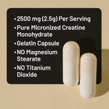 NatureWise Creatine Monohydrate Pills 120g ingredients list