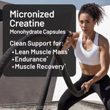 NatureWise Creatine Monohydrate Powder 5000mg side view