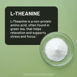 NatureWise L-Theanine 200mg supplement side view with label