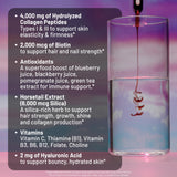 NatureWise Liquid Collagen 4000mg side view